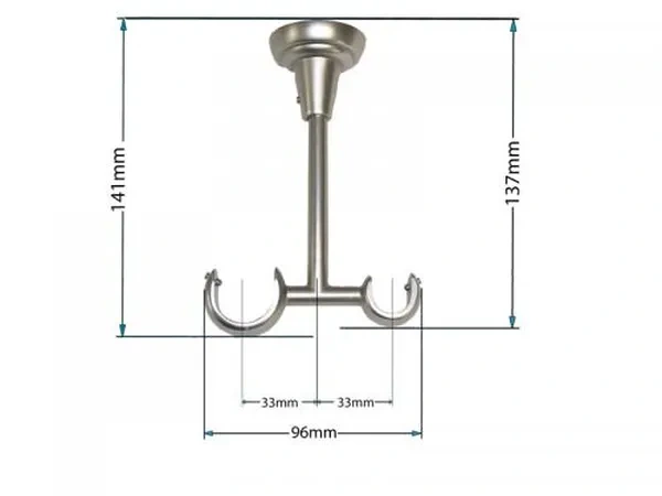 25x16 mennyezeti tartó