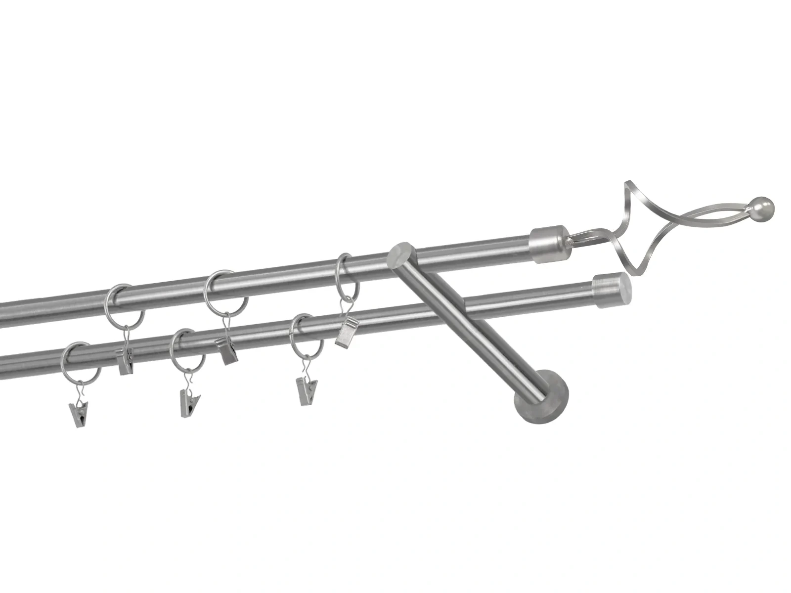 Kétsoros 16x16mm karnis - FALIST - satin