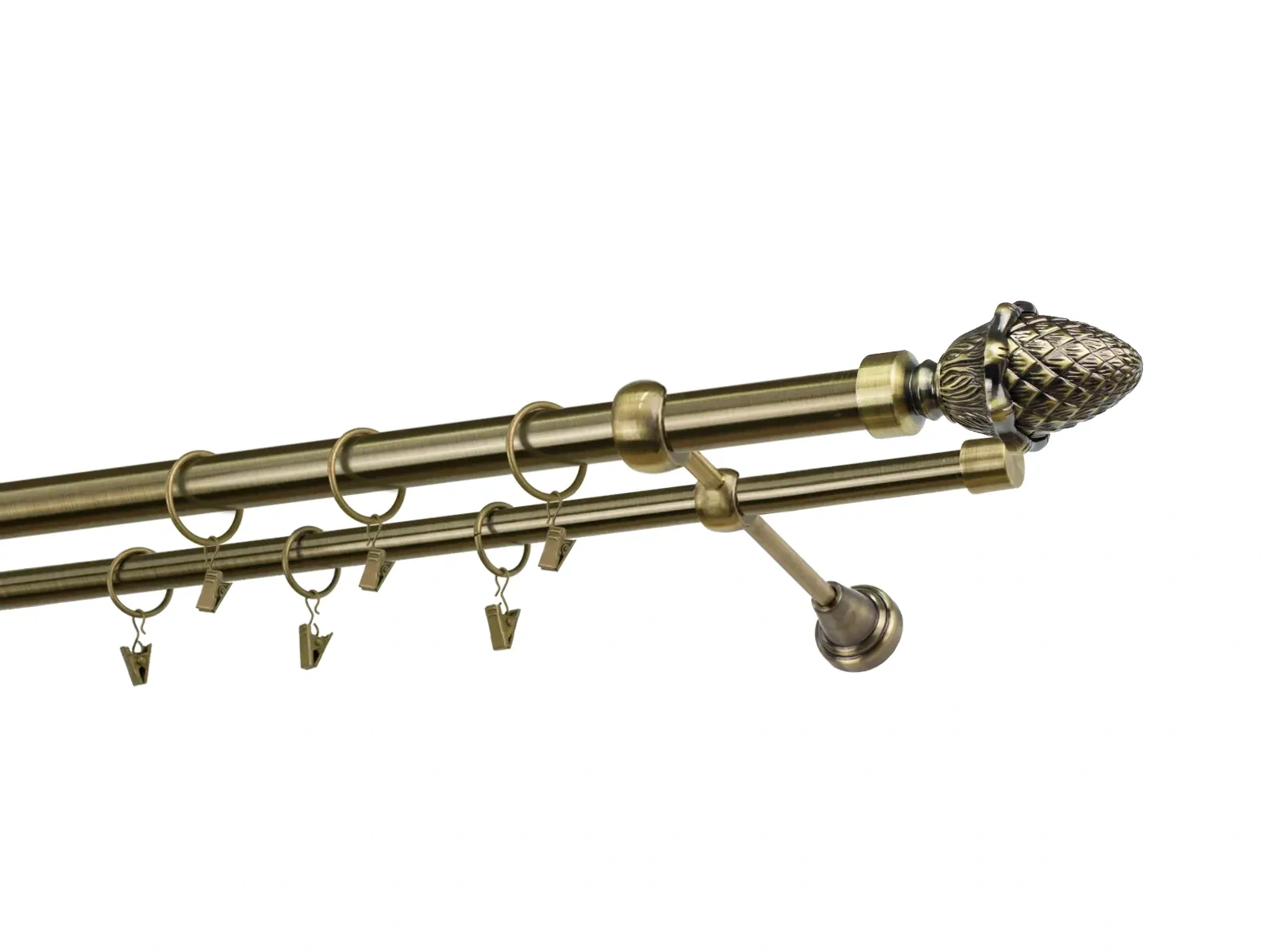 Kétsoros 25x16mm karnis - MAKK - antik