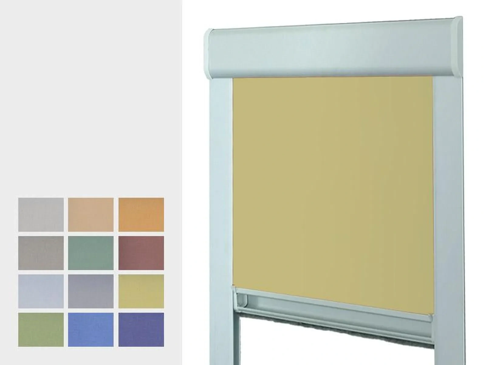 SKYLIGHT rolók tetőablakokra – hagyományos CSÁD szövet - VELUX ablakra