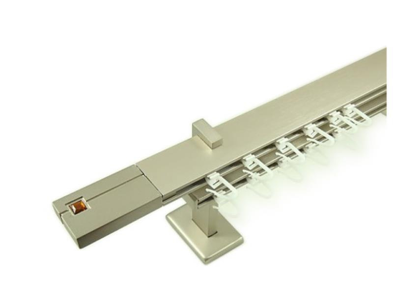 Kétsínes SQUARE LINE karnis - orange KRYSTAL karnisvég