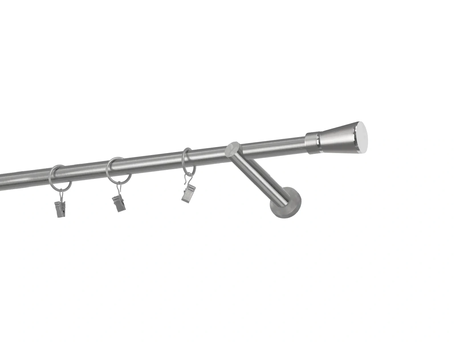 Egysoros 19mm karnis - RIMINY - satin