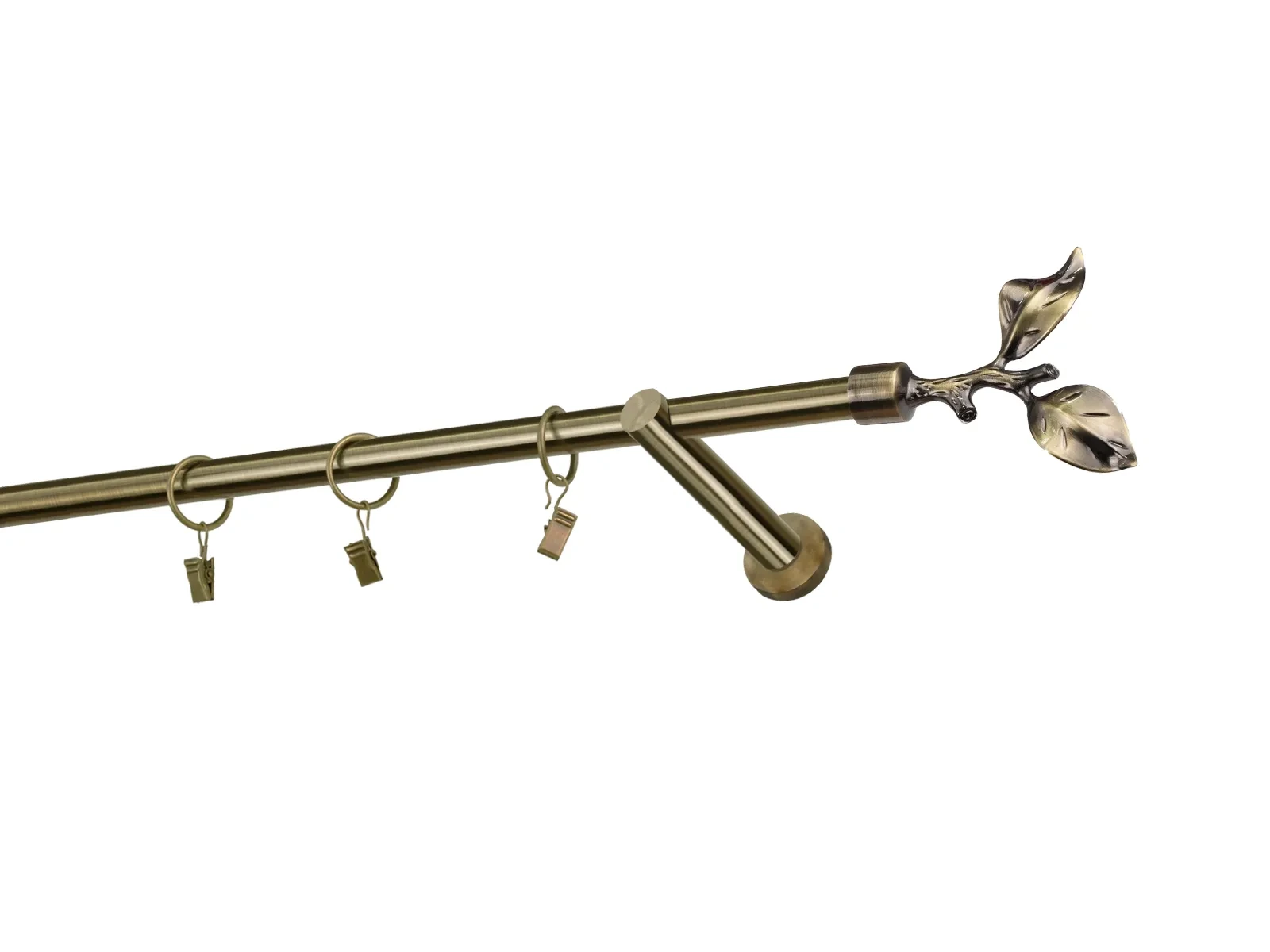 Egysoros 16mm karnis - RÓZSA LEVÉL - antik