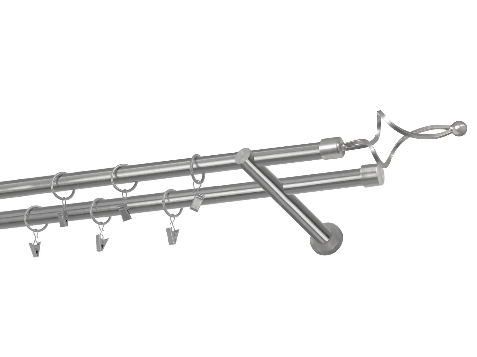 Kétsoros 19x19mm karnis - FALIST - satin