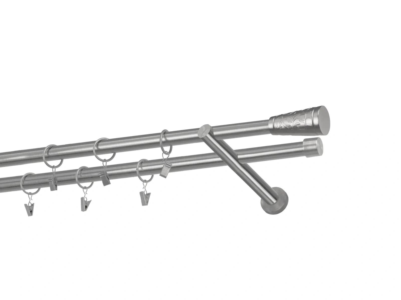 Kétsoros 19x19mm karnis - SEVILLA - satin