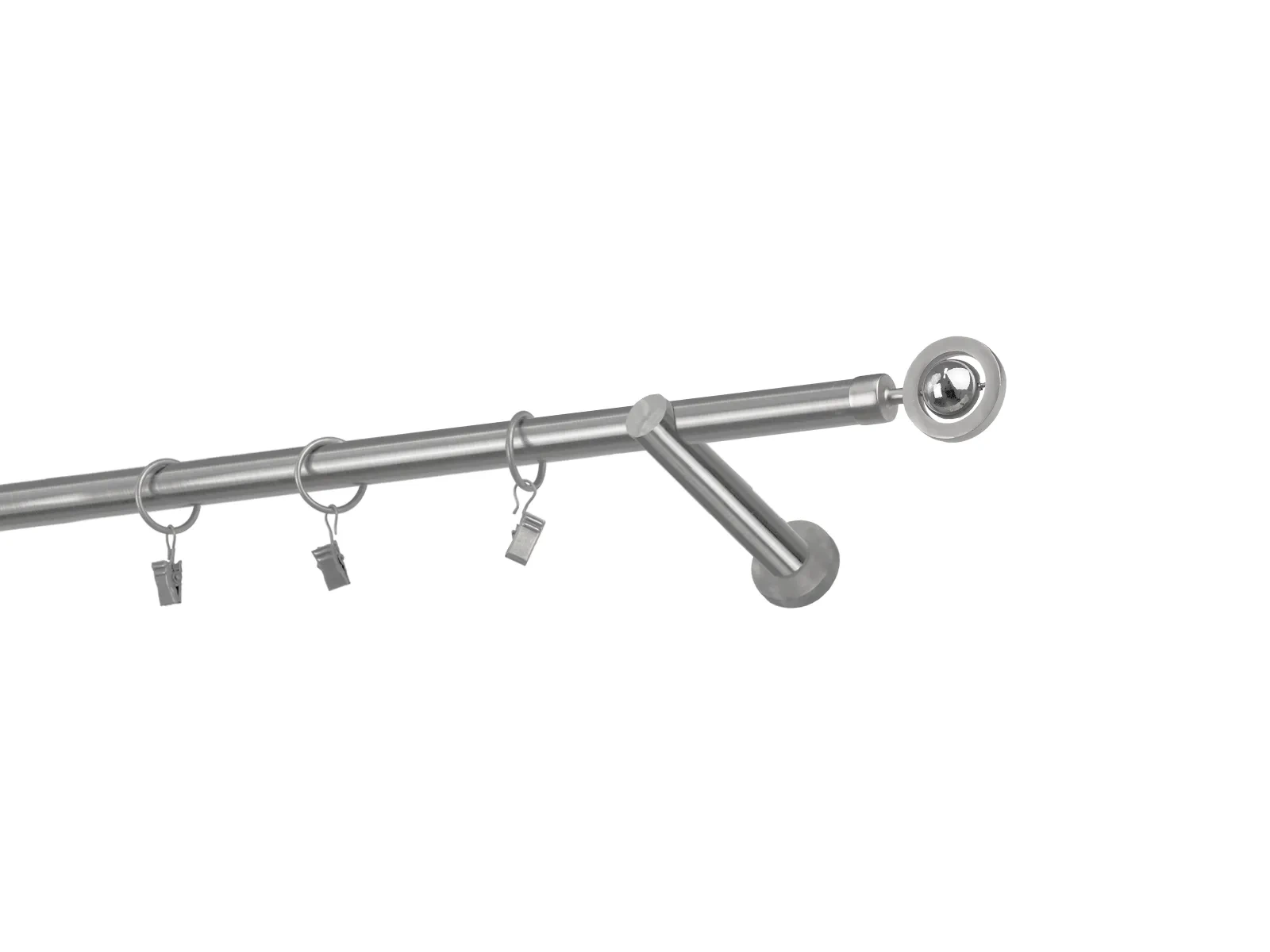 Egysoros 19mm karnis - JUPITER - satin