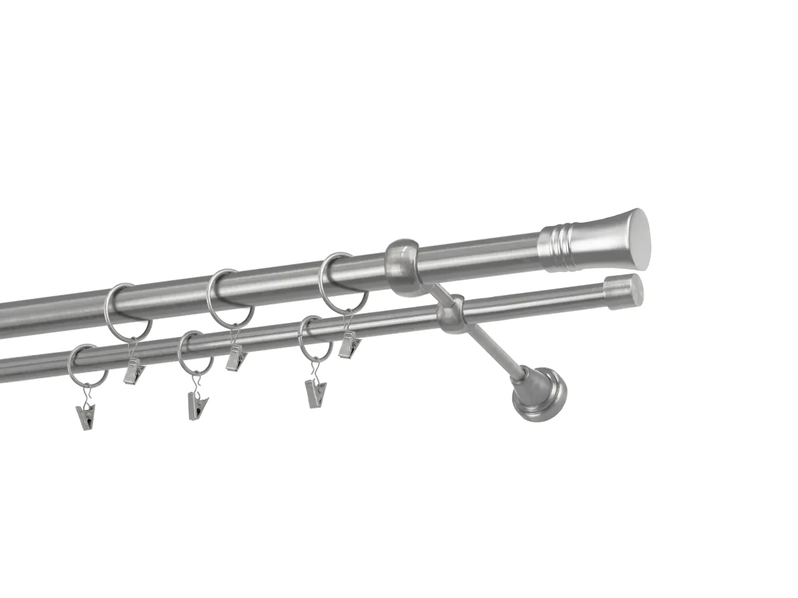 Kétsoros 25x16mm karnis - CAPRI - satin