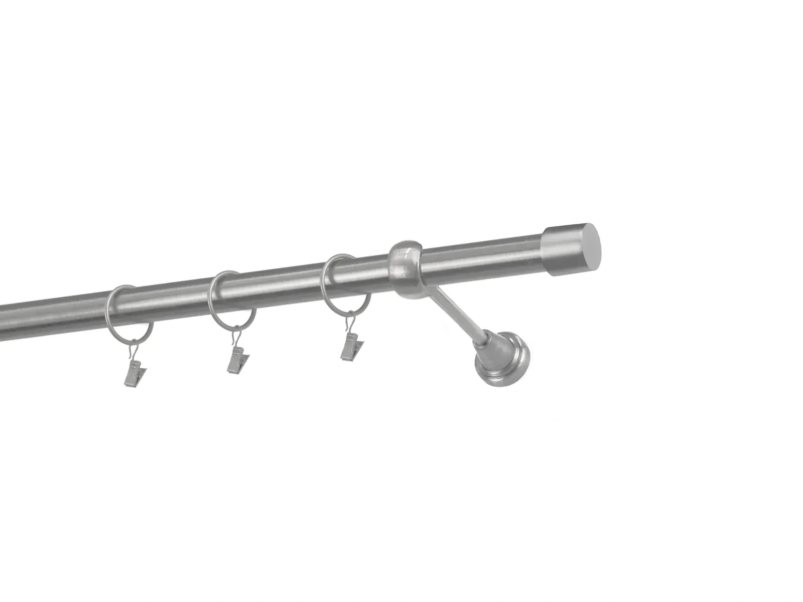 Egysoros 25mm karnis - PULLO - satin