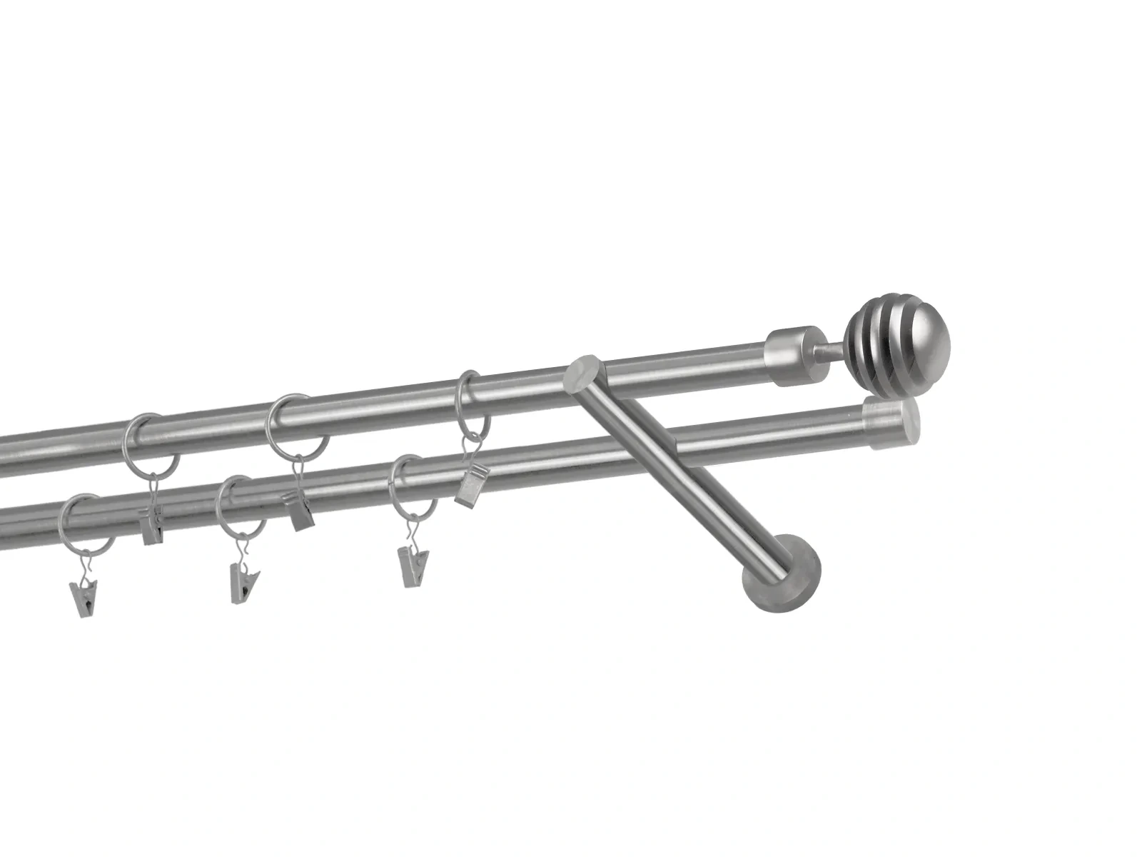 Kétsoros 19x19mm karnis - VERONA - satin