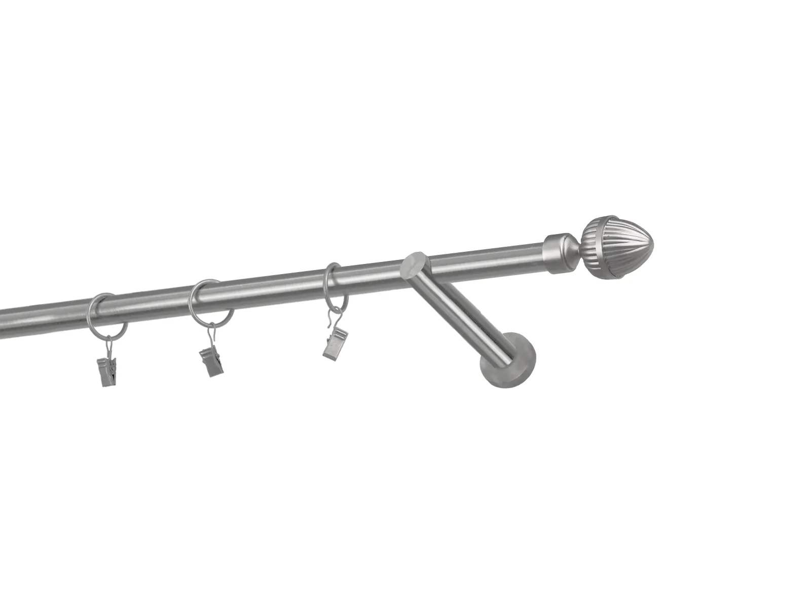 Egysoros 19mm karnis - ODEON - satin