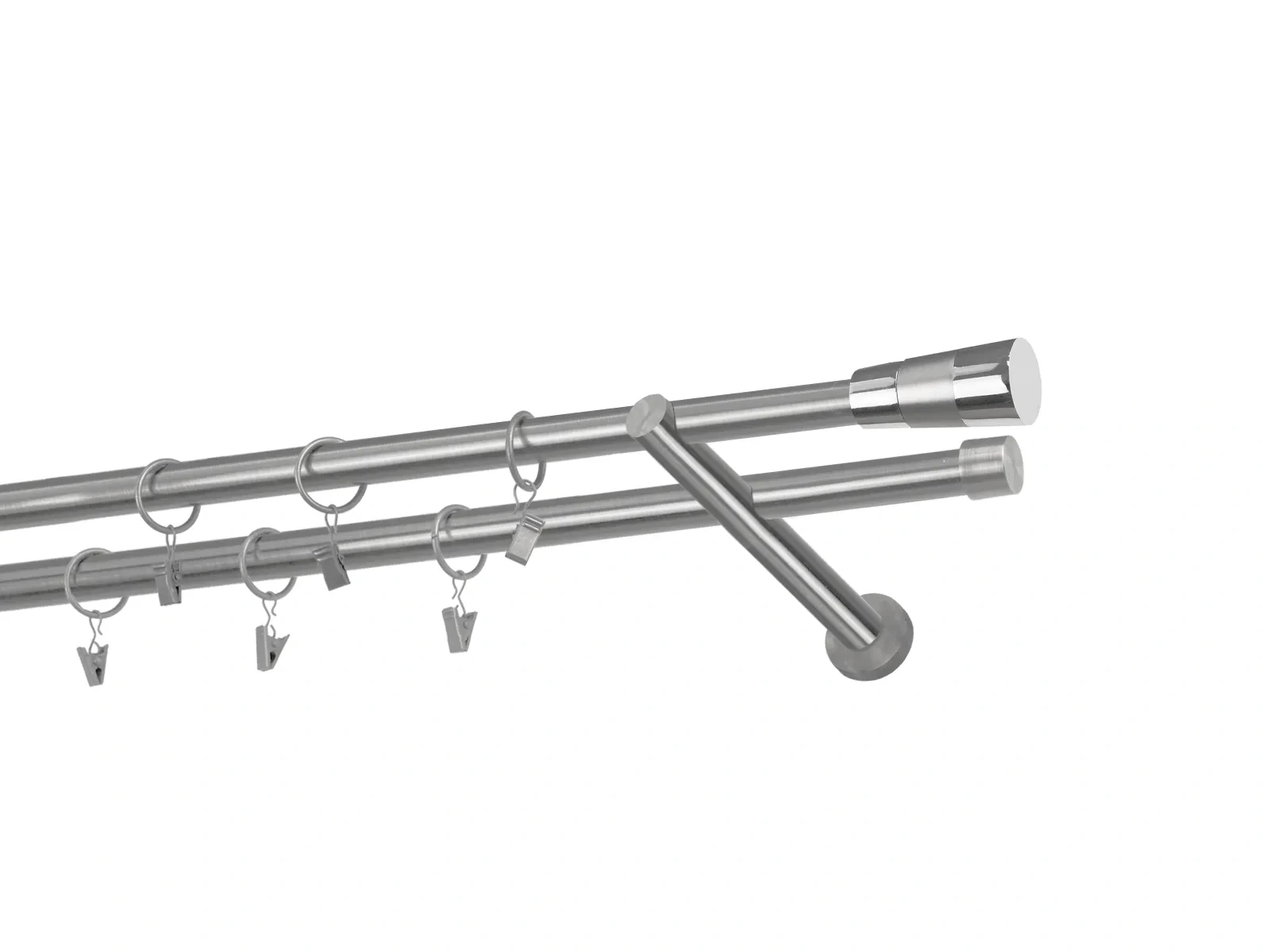 Kétsoros 19x19mm karnis - VOLEO - satin