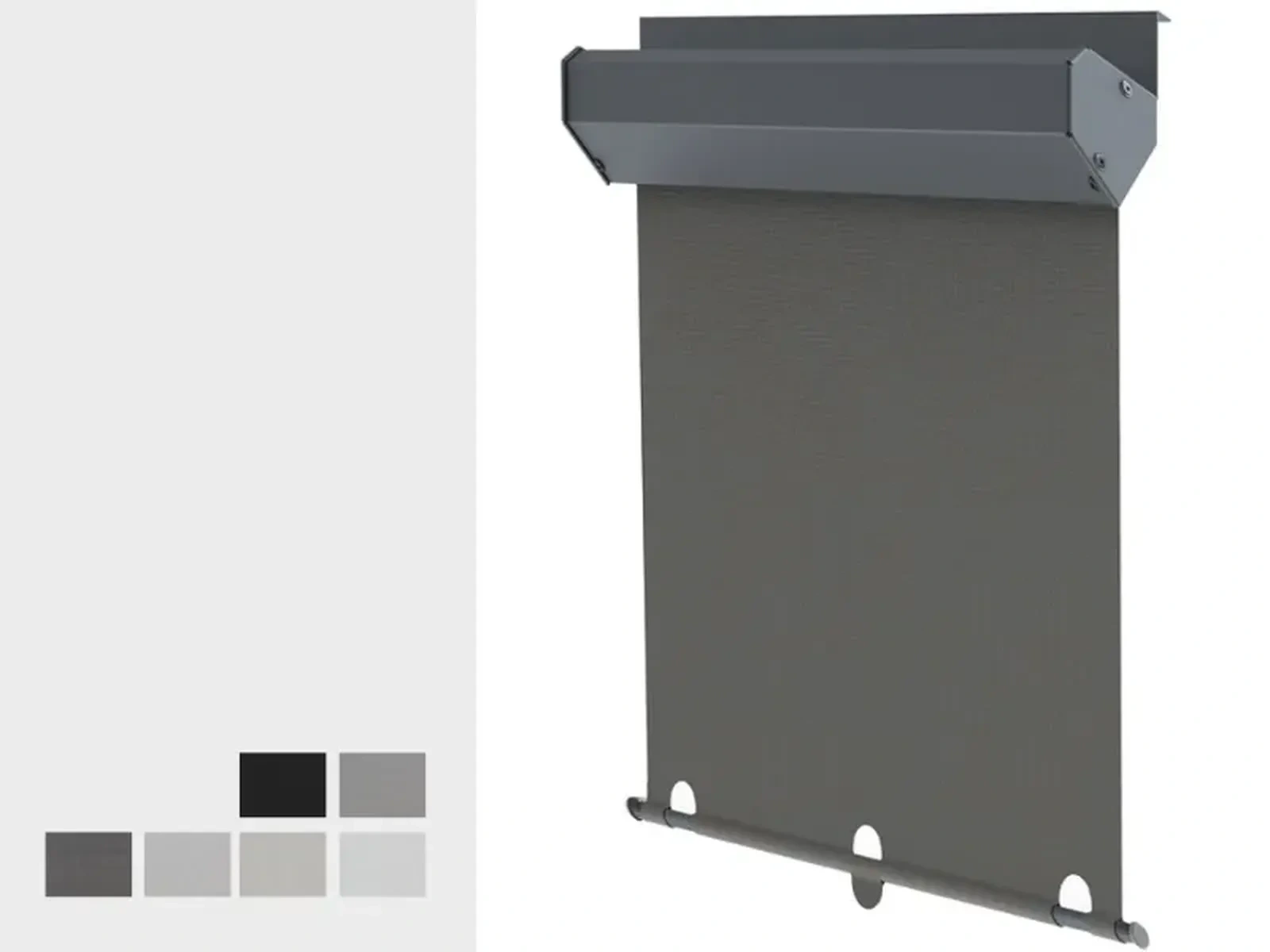 Külső hővédő roló tetőablakokra - SCREEN SKY - STANDARD szövet