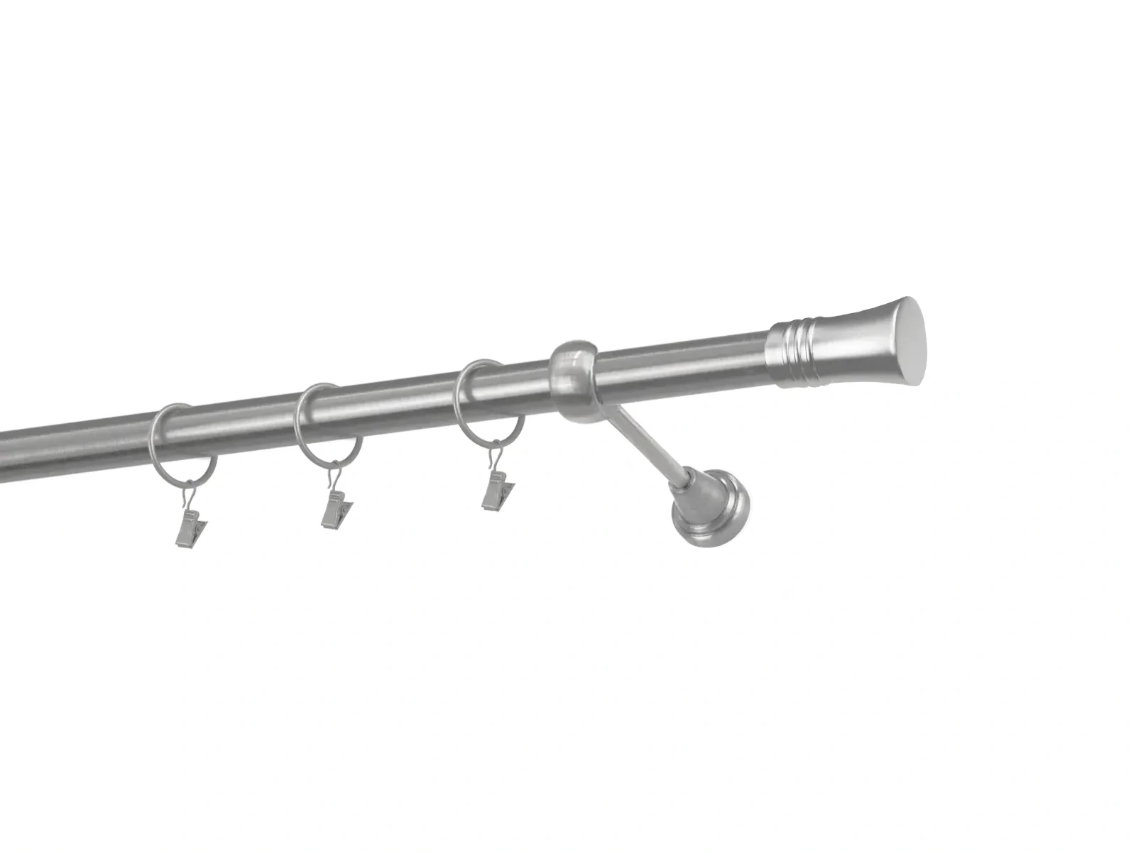 Egysoros 25mm karnis - CAPRI - satin