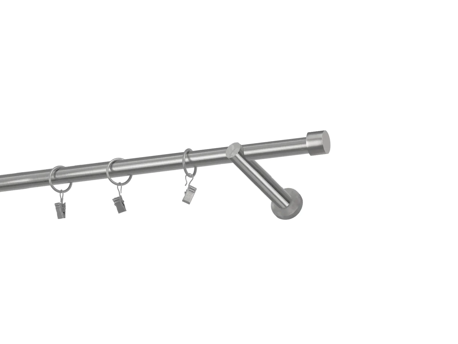 Egysoros 19mm karnis - PULLO - satin