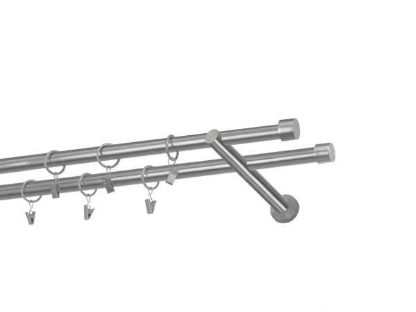 Kétsoros 19x19mm karnis - PULLO - satin