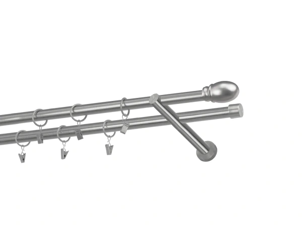 Kétsoros 19x19mm karnis - BELUNO - satin