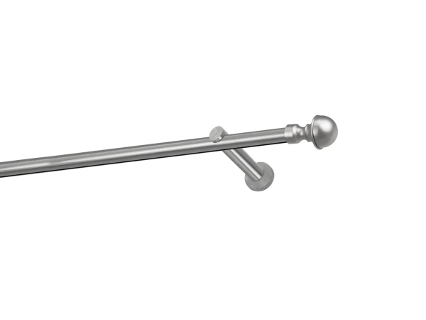 Egysoros 19mm-es függönykarnis - belső sínes rúd - BOSTON - satin 1