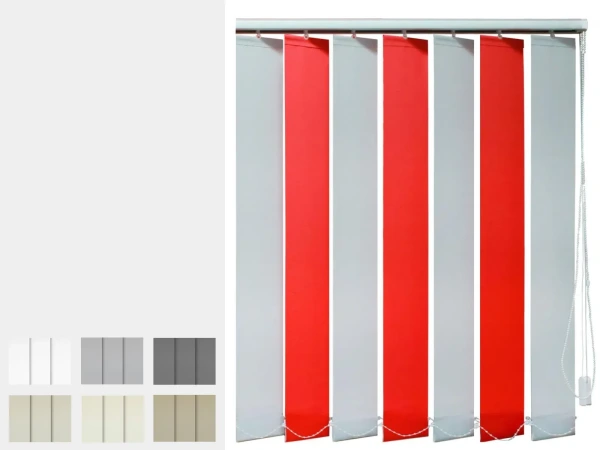 Kétszínű szalagfüggöny - KAMERUN BO szövet