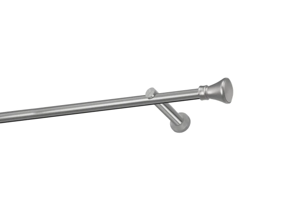 Egysoros 19mm-es függönykarnis - belső sínes rúd - KOLOSEO - satin 1
