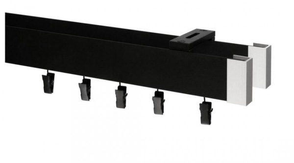 Kétsínes mennyezeti MODERN karnis - FEKETE árnyalat