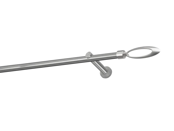 Egysoros 19mm-es függönykarnis - belső sínes rúd - VENEZIA - satin 1
