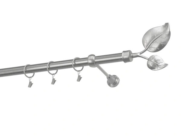 Egysoros 25mm karnis - NAGY LEVÉL - satin