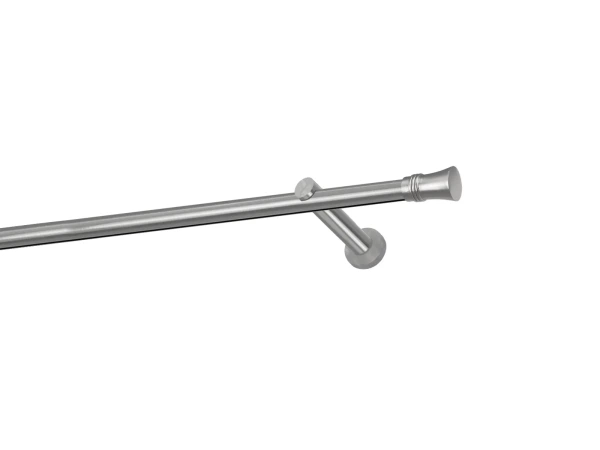 Egysoros 19mm-es függönykarnis - belső sínes rúd - CAPRI - satin 1