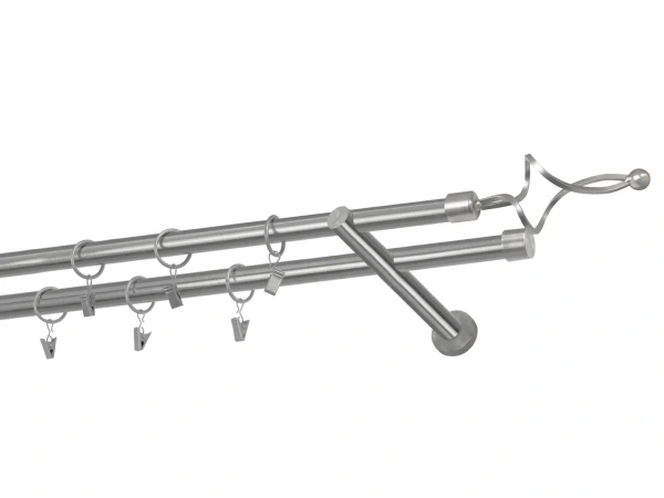 Kétsoros 19x19mm karnis - FALIST - satin