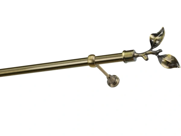 Egysoros 25mm karnis - RÓZSA LEVÉL - antik 1