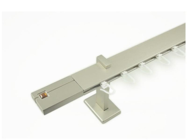 Egysínes SQUARE LINE karnis - orange KRYSTAL karnisvég