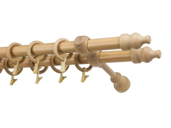 Kétsoros 28x28mm-es fa karnis - BÜKFA