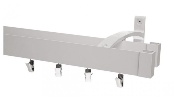 Kétsínes oldalfali MODERN karnis - INOX árnyalat