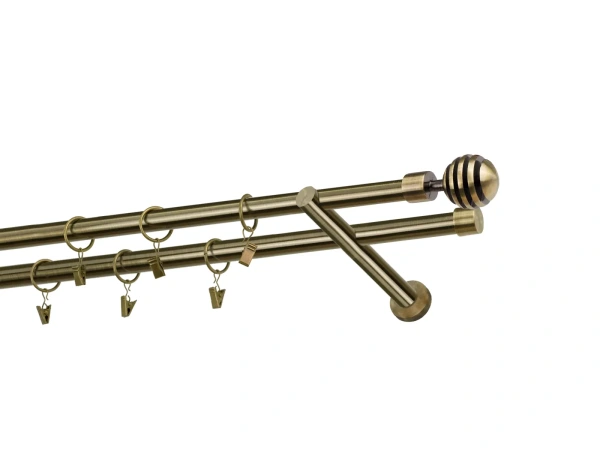 Kétsoros 19x19mm karnis - VERONA - antik