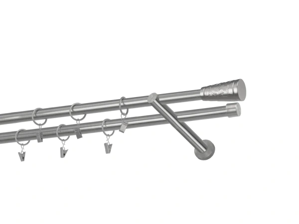 Kétsoros 19x19mm karnis - SEVILLA - satin