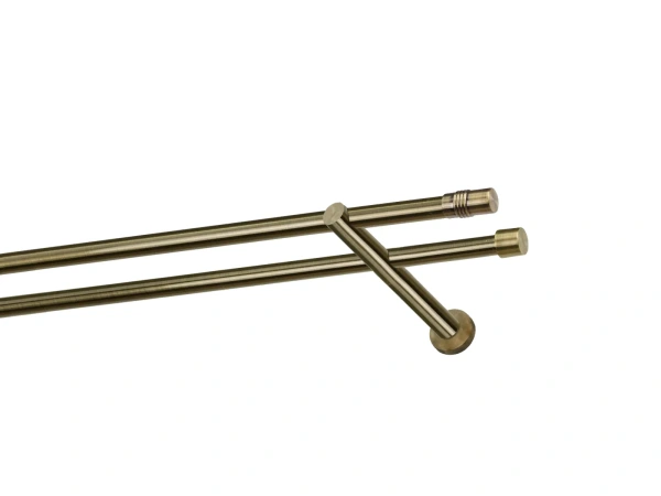 Kétsoros 16x16mm karnis - CYLINDER - antik 1