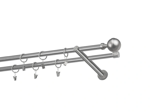 Kétsoros 16x16mm karnis - KALISTO - satin