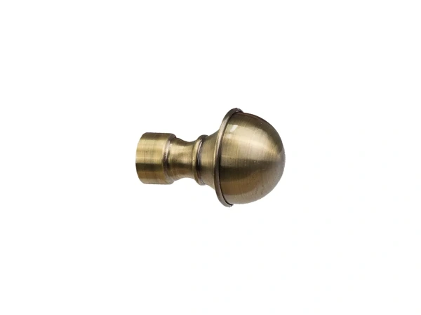 Kétsoros 19x19mm-es függönykarnis - belső sínes rúd - BOSTON - antik 2