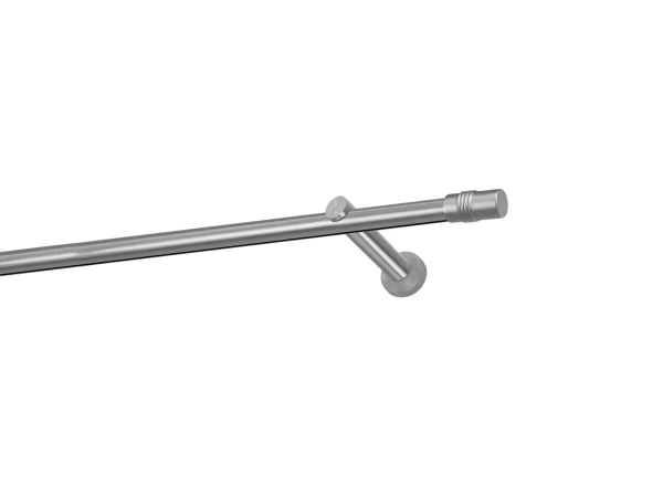 Egysoros 19mm-es függönykarnis - belső sínes rúd - CYLINDER - satin 1