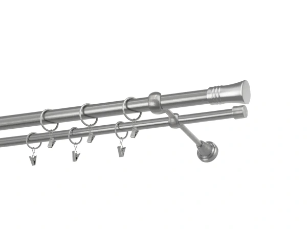 Kétsoros 25x16mm karnis - CAPRI - satin