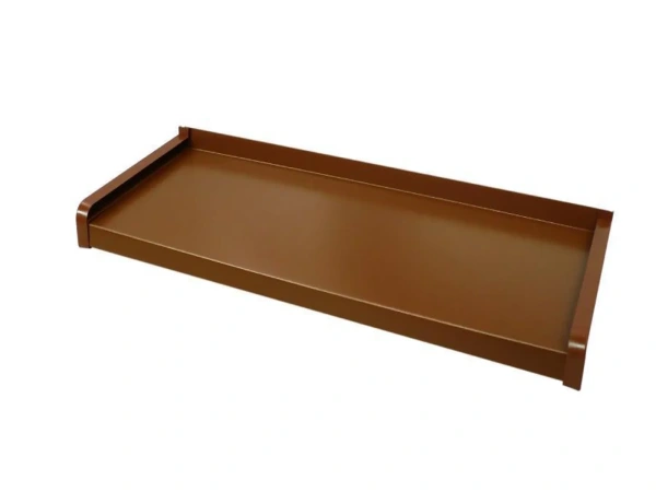 Külső alumínium extrudált ablakpárkány - RAL 8003 barna