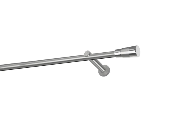 Egysoros 19mm-es függönykarnis - belső sínes rúd - VOLEO - satin 1