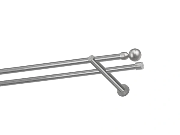 Kétsoros 16x16mm karnis - PAOLA - satin 1