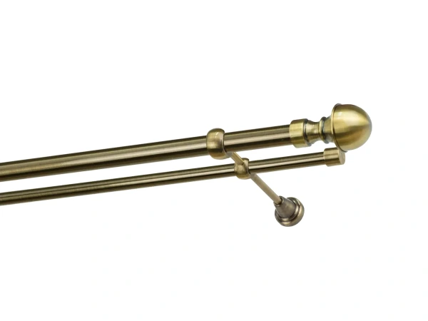 Kétsoros 25x16mm karnis - BOSTON - antik 1