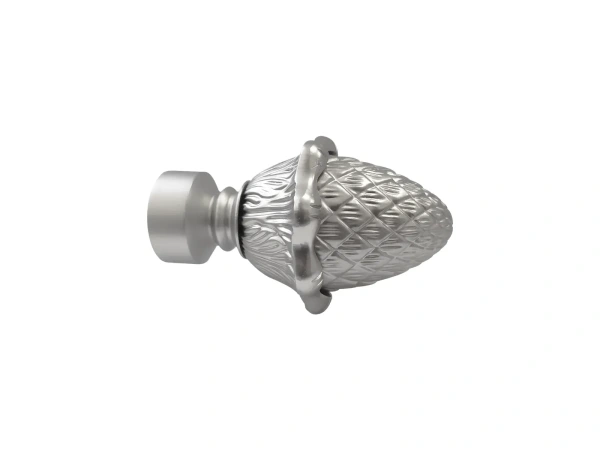 Egysoros 19mm-es függönykarnis - belső sínes rúd - MAKK - satin 2