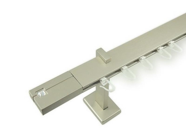 Egysínes SQUARE LINE karnis - KRYSTAL karnisvég