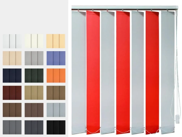 Kétszínű szalagfüggöny - KENYA szövet