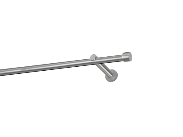 Egysoros 19mm-es függönykarnis - belső sínes rúd - PULLO - satin 1