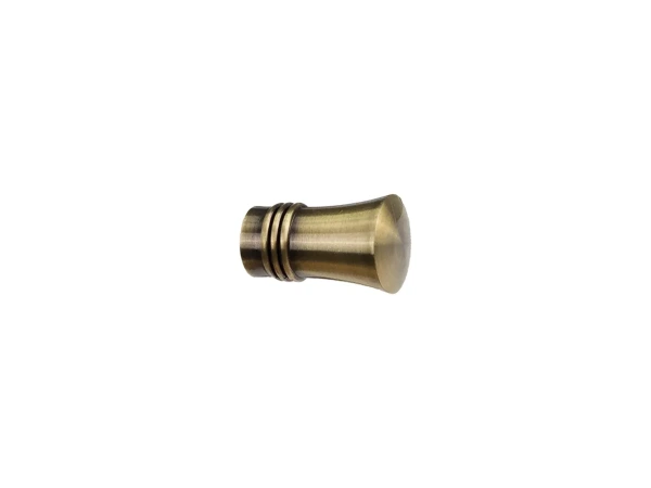 Egysoros 19mm-es függönykarnis - belső sínes rúd - CAPRI - antik 2