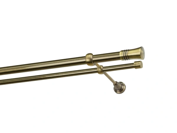 Kétsoros 25x16mm karnis - CAPRI - antik 1