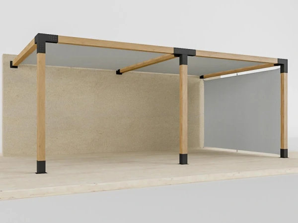 VEGAS Pergola - falhoz rögzített - 2 szakaszos